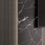 Ensemble de panneau mural SPC et bois pré-conçu Midnight Grid avec éclairage DEL 72 po x 158 po - Mur décoratif décoratif moderne pour le salon ou la salle de télévision