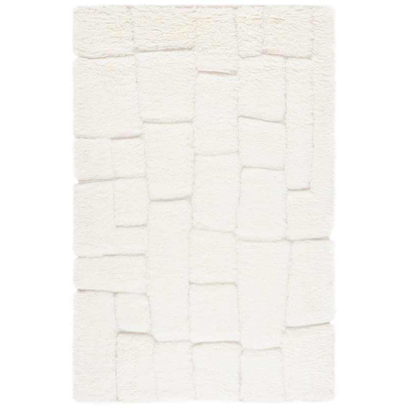 Casablanca 471 Hand Woven Wool Pile Solid Color Rug, Rectangle 3' x 5'