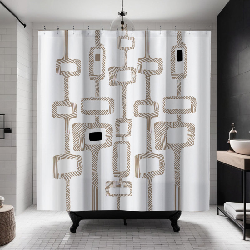Coco Shower Curtain, Beige