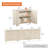 Lysiane 6-Door Manufactured and Solid Wood Sideboard-731064150