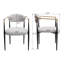Chaise d'appoint rembourrée, fauteuil d'appoint Boucle-116545802