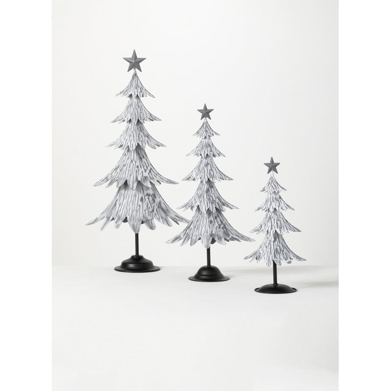Surber 3 Piece Metal Trees Set
