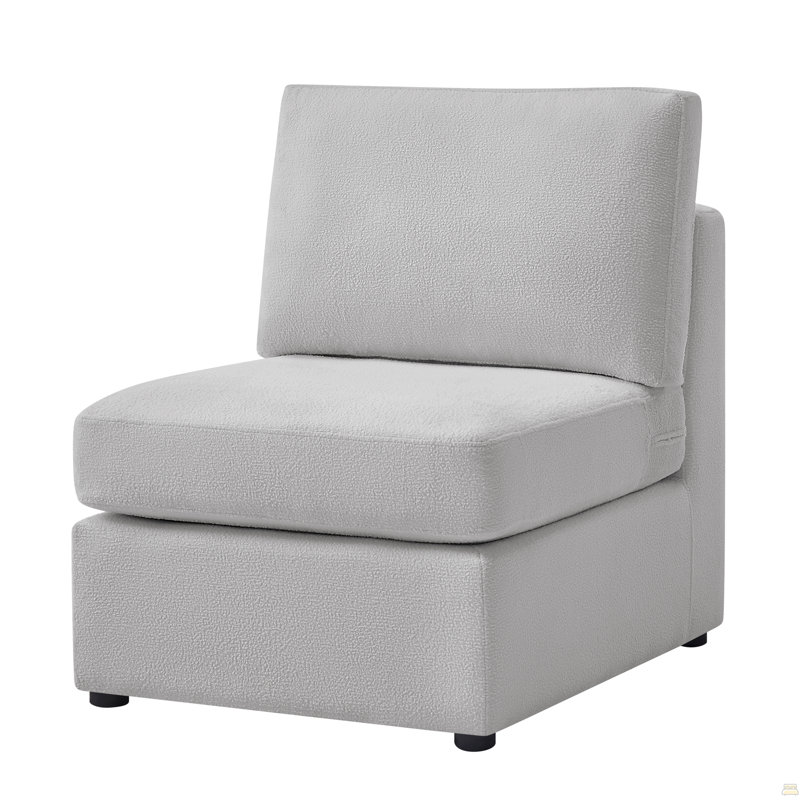 Fauteuil Chauncy - gris, Polyester gris