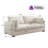 Haven 87.8" W Upholstered Sofa,White-371403742-385337917