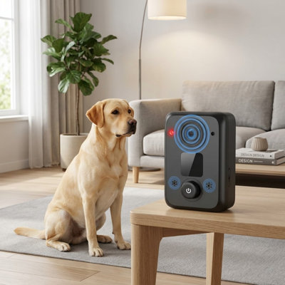 Anti Barking Device for Dogs, 50ft Effective Range, 3 Modes Rechargeable, Bark Deterrent Fits All Breeds & Sizes, Black
