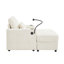 Fauteuil en chenille avec repose-pieds avec rangement-603317160