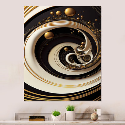 Abstract Wall Decor on Metal