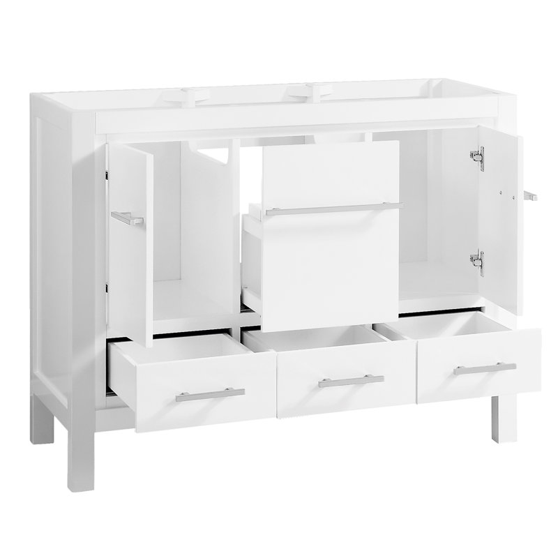 Ensemble de meuble-lavabo simple 49 po Riley, Blanc