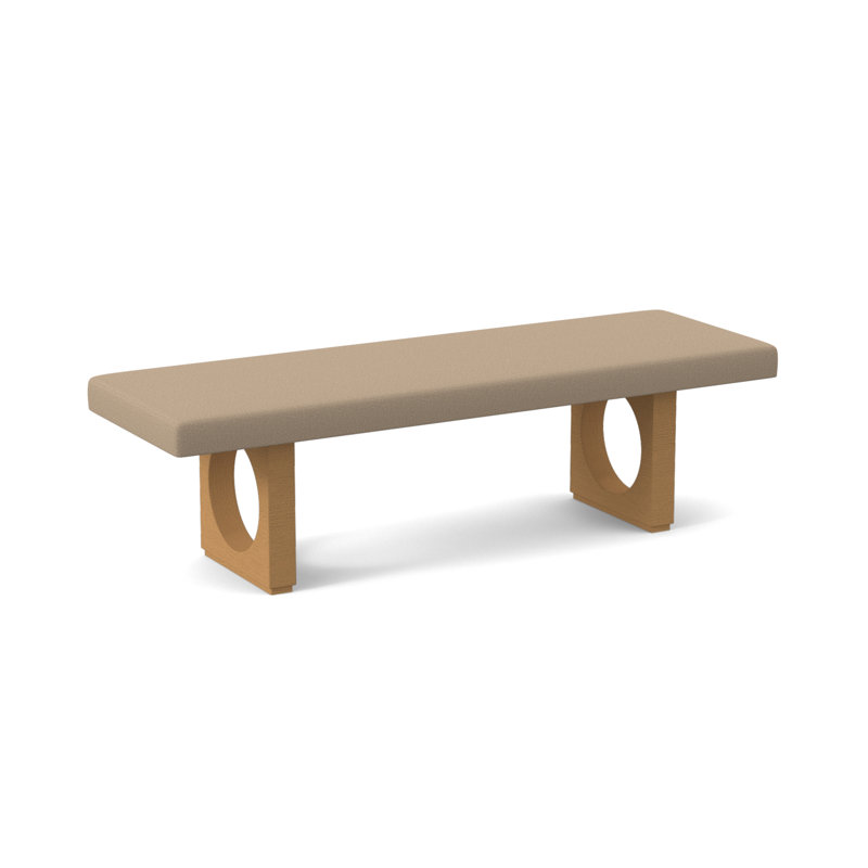 Void Upholstered Bench, Amber, Libby