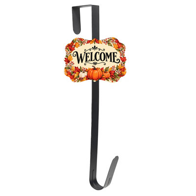 Porte-couronne à couronne avec panneau magnétique interchangeable - Welcome Fall