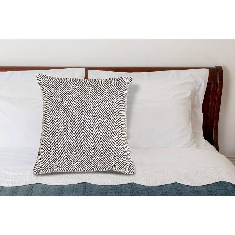 Chevron Cotton Throw Pillow
