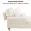 Chaise longue rembourrée avec dossier réglable Davene-739271397