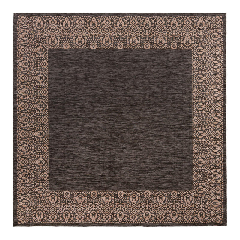 Tapis gris anthracite Alexio, Carré 10 pi 8 po