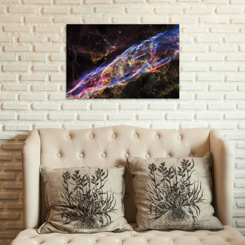 «NGC 6960 (Witch's Broom Nebula), Veil Nebula, Cygnus Loop», impression sur toile, H 18 po x l 26 po x P 1,5 po, Toile tendue