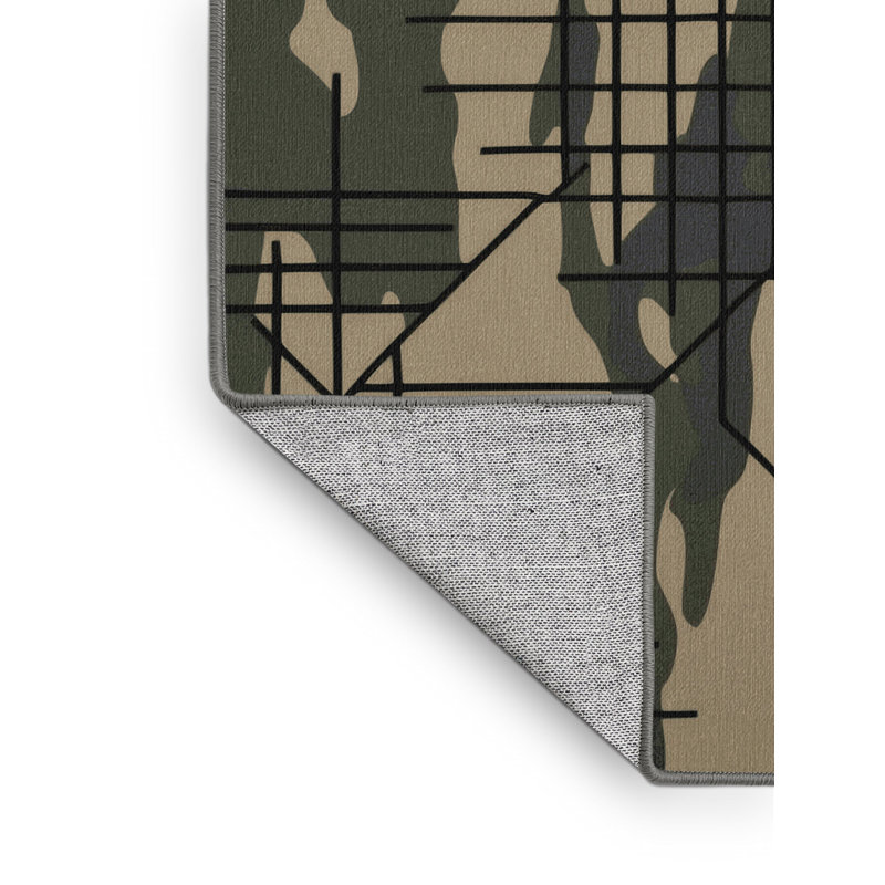 Apex Gridlock Rug, Round 5'