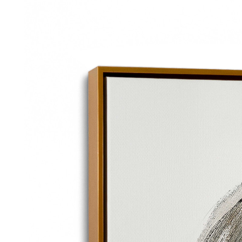 Rings of Time Duo I, ensemble de 2 impressions sur toile, Or poli, H 13 po x l 26 po