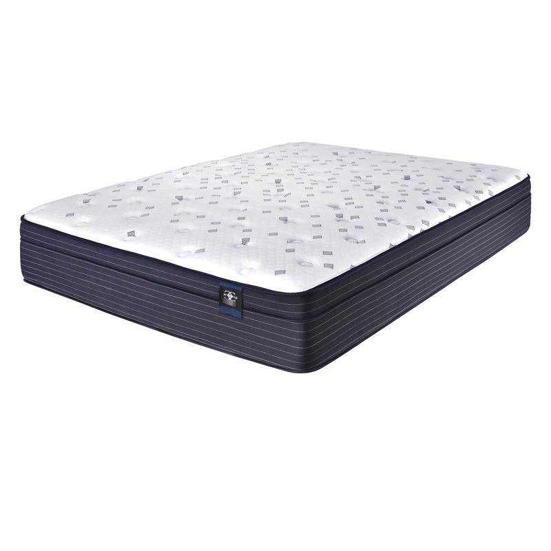 Matelas à plateau-coussin Euro, très grand et rafraîchissant avec support Marvelous Middle® 14,5 po