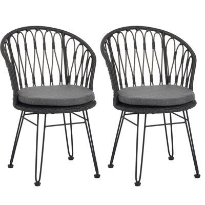 Tavon Chair,2Pcs With 2 Cushions
