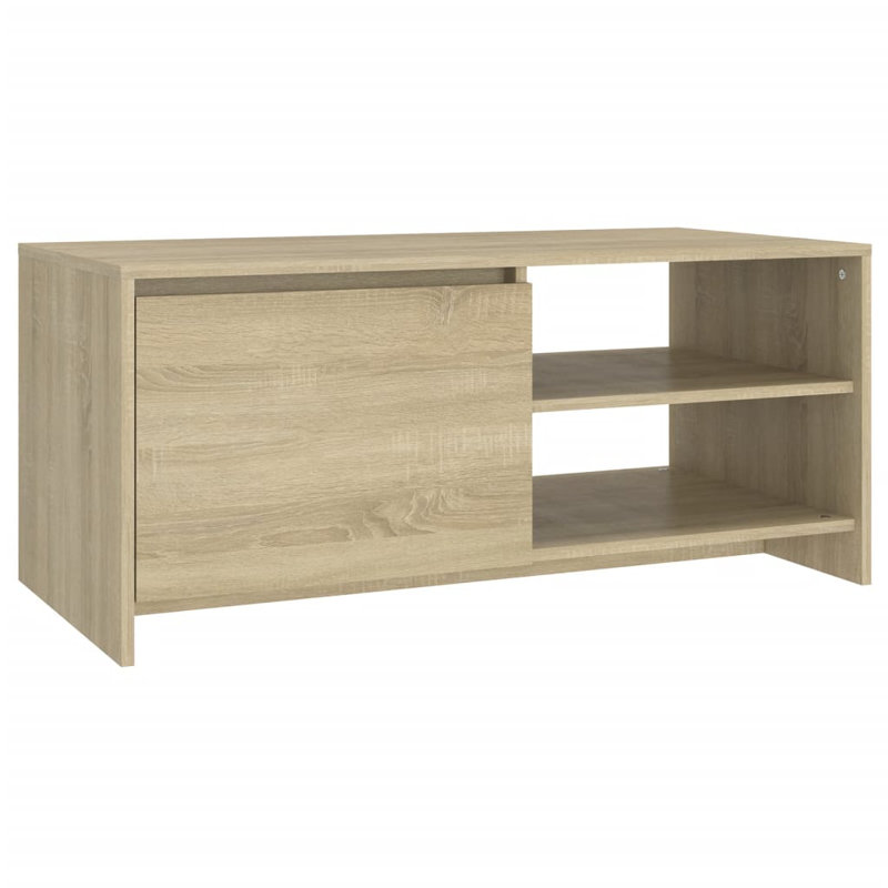 Greysyn Solid Coffee Table with Storage, Sonoma Oak