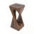 Outdoor Side Table, Twist Shape End Table, Accent Table For Indoor, Outdoor-727196210-734686491