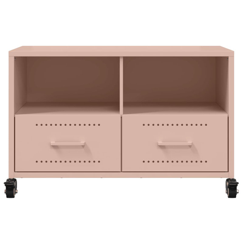 Alayza Unfinished TV Stand for TVs up to 24", Pink, 68cm