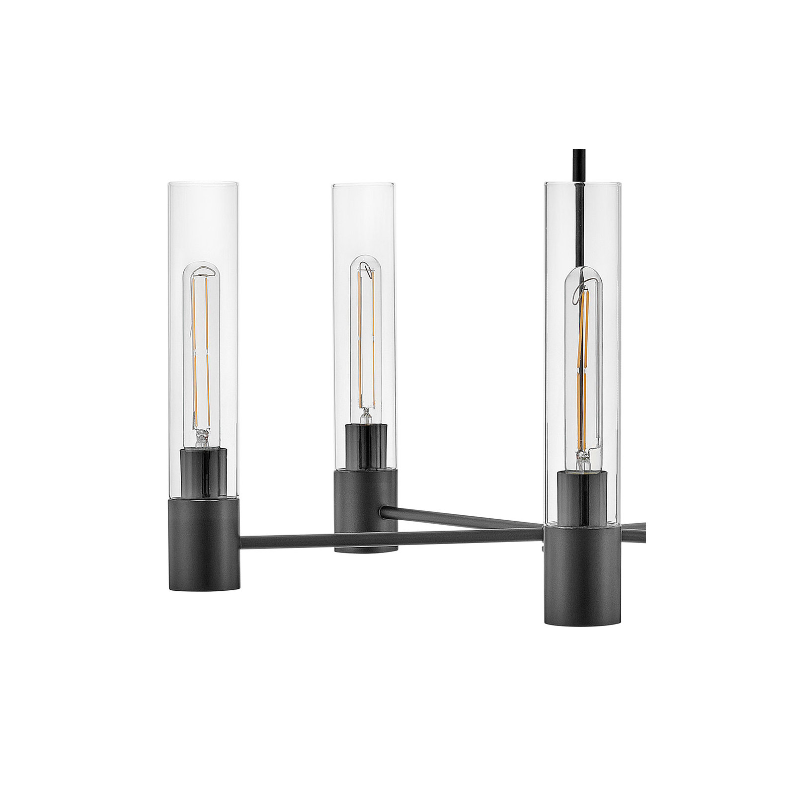 Christelle 5 - Light Dimmable Chandelier, Black