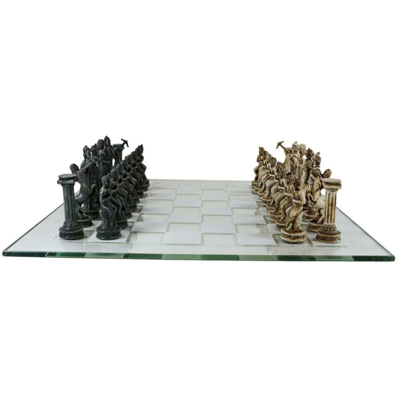 Cumbie World Menagerie Frosted Glass Chess