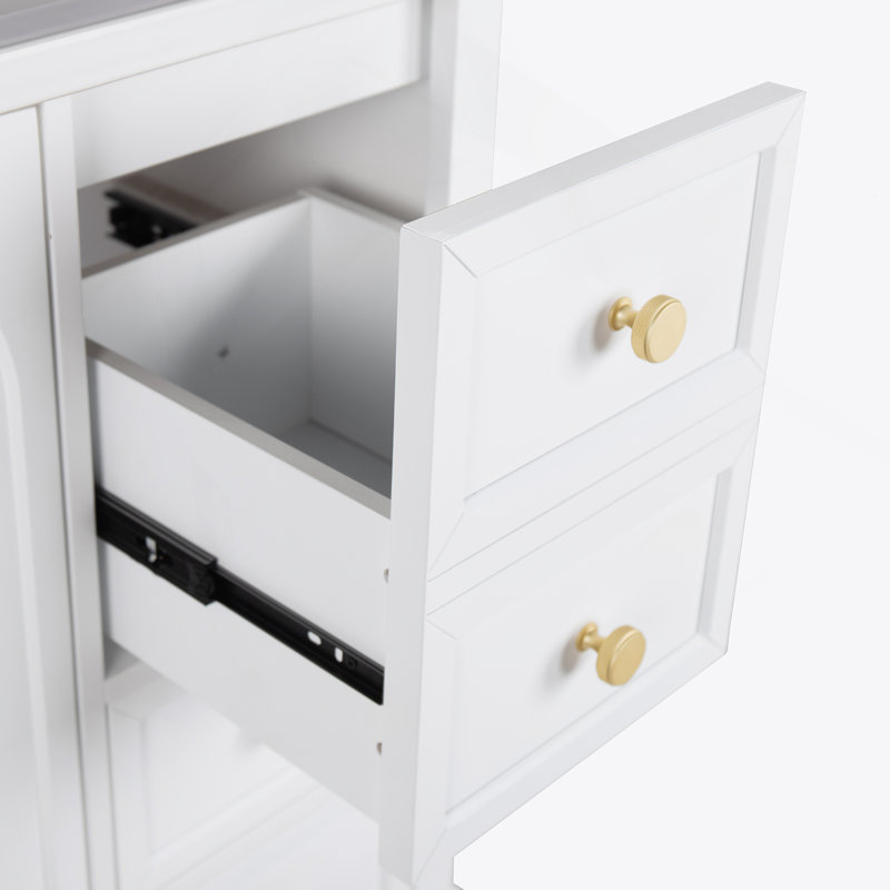 Armoire de salle de bain, armoire seulement, Blanc