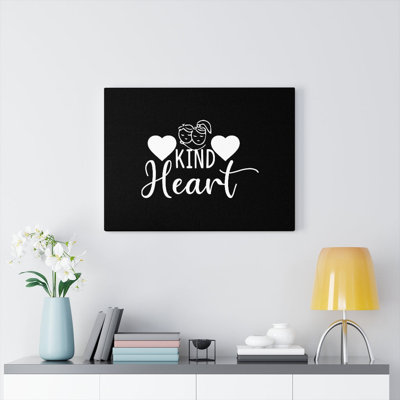 Kind Heart - Wrapped Canvas Print