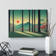 Retro Japanese Forest Vol.3 - Wrapped Canvas Painting