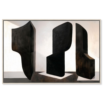 "Bold Assertion I", reproduction d'art sur toile par Art Remedy, cadre argenté, 24 x 16