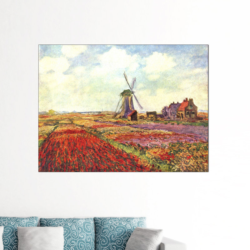 Claude Monet - Wrapped Canvas Painting, 90cm H x 120cm W x 1.8cm D