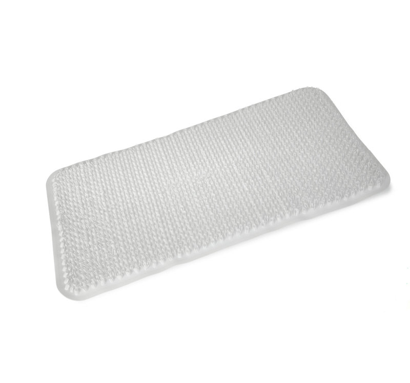 PVC Non-Slip Bath Mat, White