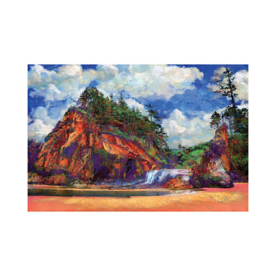Hug Point by Lisa Robinson - Wrapped Canvas Painting