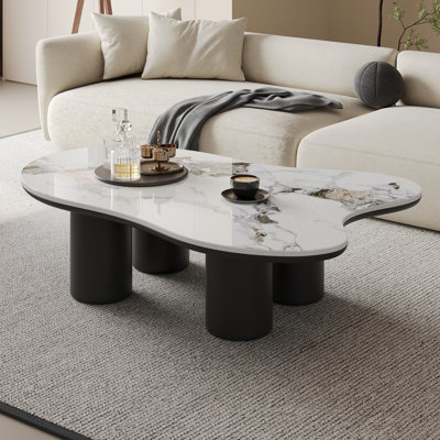 Masiyah 48" Stone Coffee Table