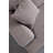 Stylish 2-Seat Sofa, Brown & Grey, 78.7 x 39.4 x 29.5 inches | Beech Wood & Chipboard Frame, 100% Polyester Fabric | Includes 5 Cushions, Soft Foam & Silicone Back Support | Black Metal Legs, Modern Design for Living Room