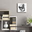  «Garden Chicken» par Art Licensing Studio, art mural en verre acrylique-503444693