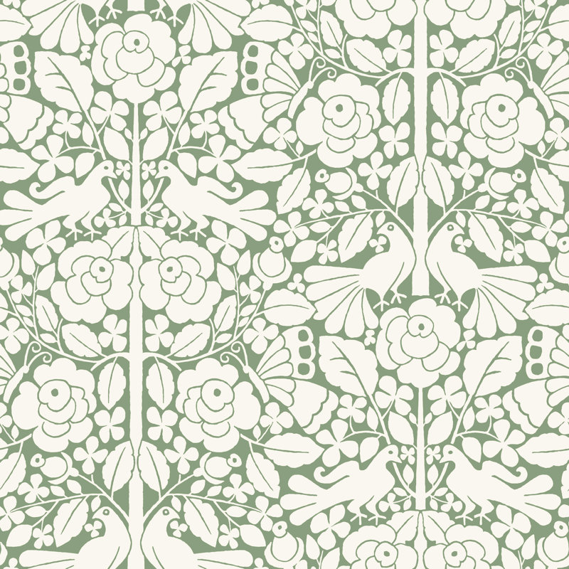 Papier peint Fairy Tales, Vert