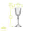 America '20s Liqueur Glasses - 80ml