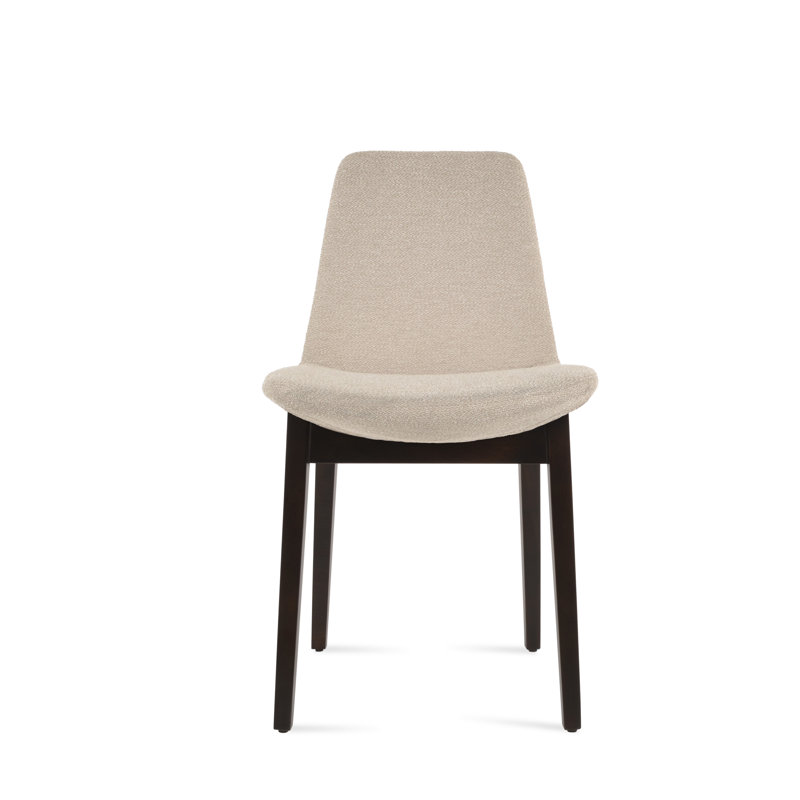Eiffel Wood Dining Chair, Beige Boucle, Natural