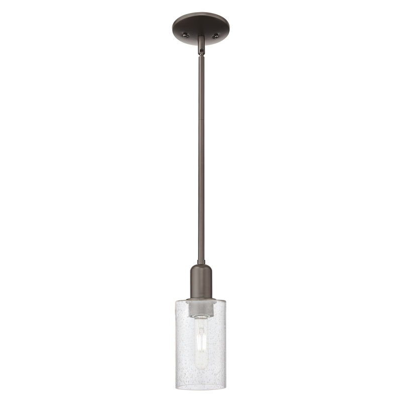 Arcadia - Alyssha - Mini-luminaire suspendu 4 tiges 1 lumière, Bronze frotté à l'huile, Grainé