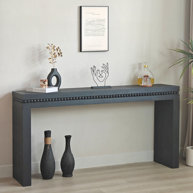 Console 64 po, Noir antique