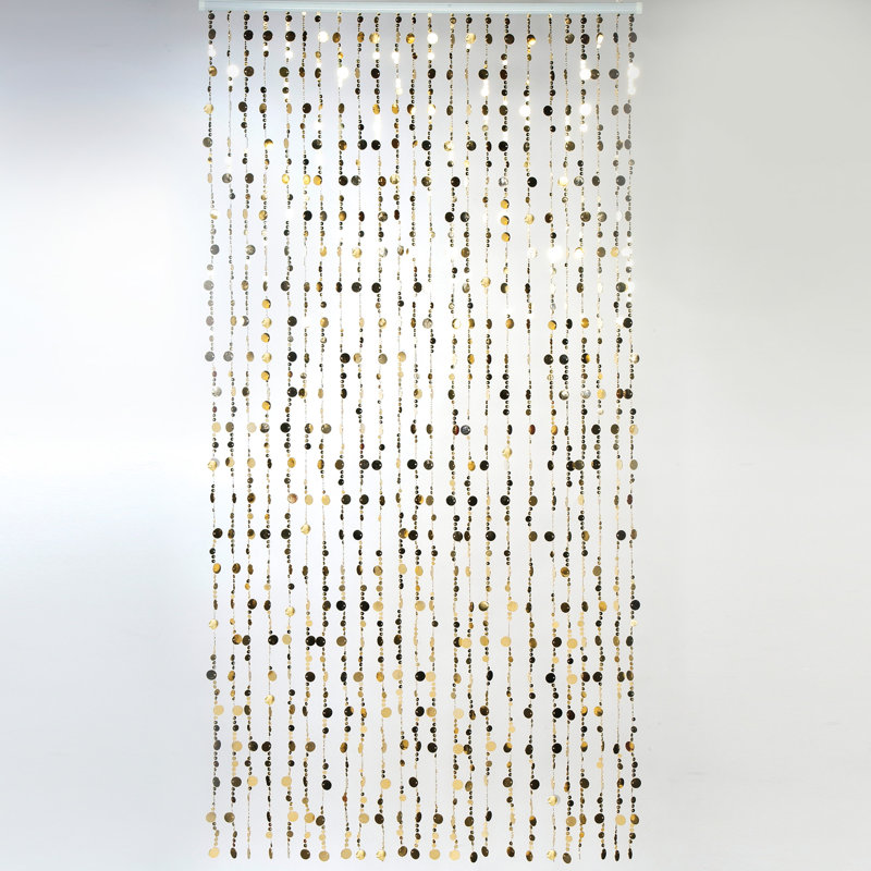 Ike Curtain Single Panel, Gold