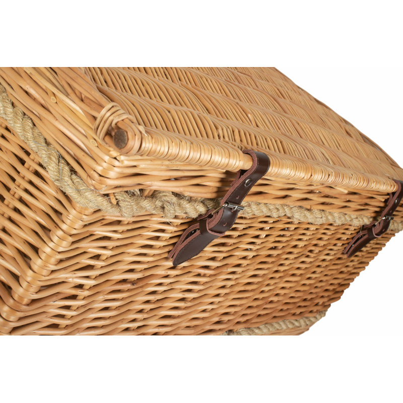 Wicker 28" Rope Handled Storage Trunk