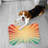 Groovy Flashback - 1 Piece Bone Shape Feeding Mat-101634850