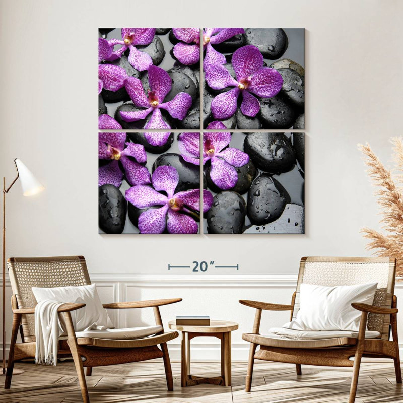 Kerrick Zen Pebbles V, 57'' H x 57'' W