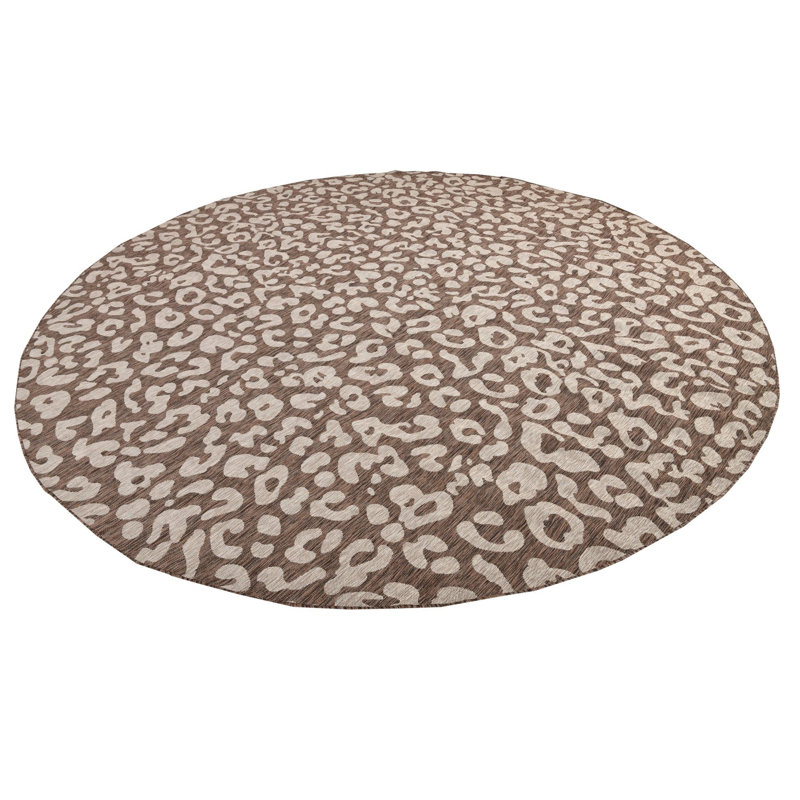 Animal Print Indoor / Outdoor Rug, Round 10'