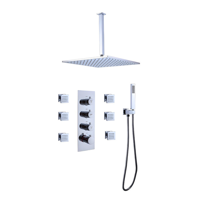 All-In-One Kit with Rough in-Valve, Polished Chrome