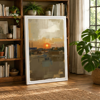 Dawn Industrial - Wrapped Canvas