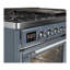 Majestic III Series 48 Inch Dual Fuel Range with 5 Sealed Burners, Griddle, Frenchtop in Matte Graphite (Liquid Propane, Burnished Trim)-934303585-934303593-934303595